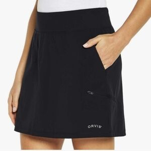 ORVIS Black Tech Sport Skort Pickleball Tennis Golf